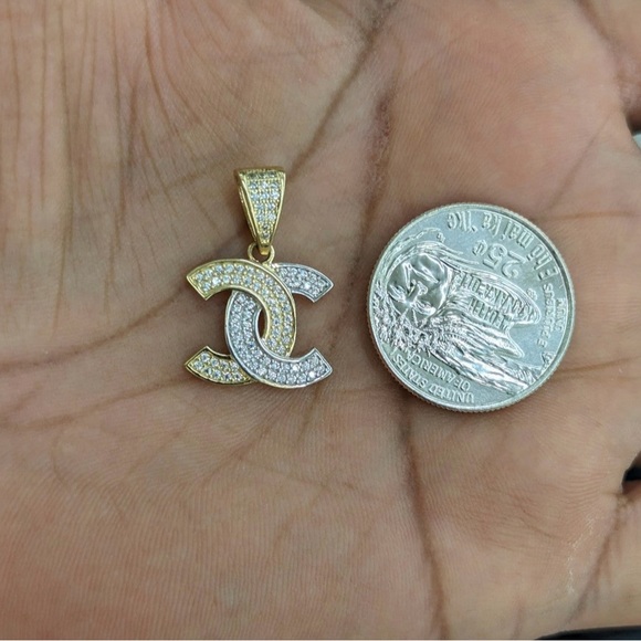 14k real gold CC pendant - Picture 6 of 6